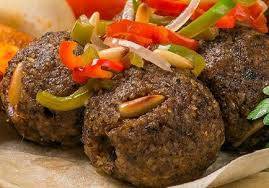 كبة مشوية على السيخ